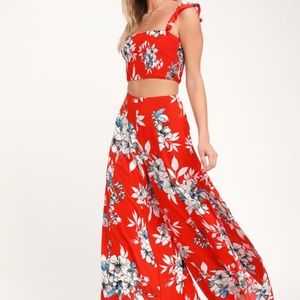 Lulu’s two piece jumpsuit